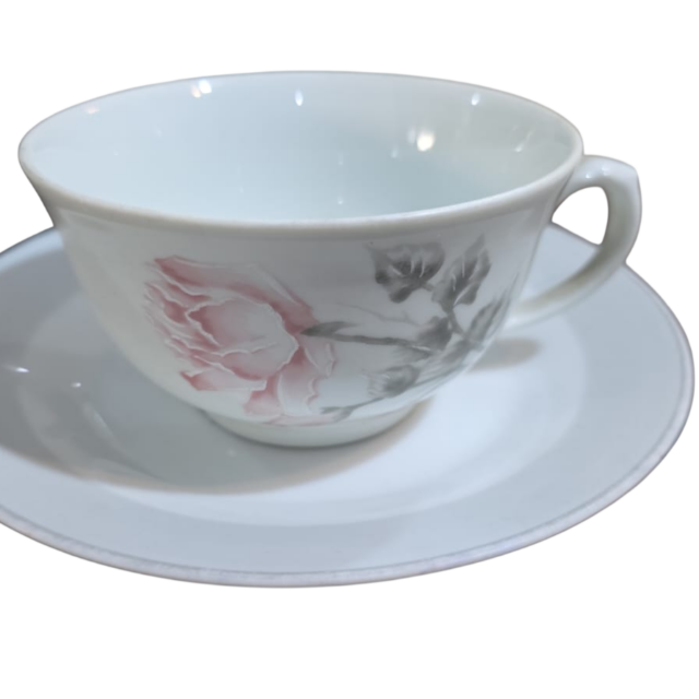 Xícara de chá de porcelana