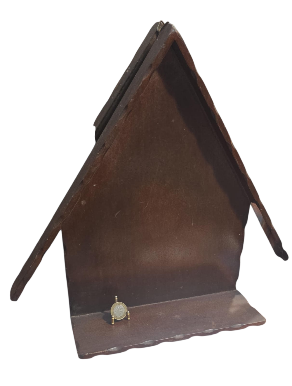 Capelinha/casinha de madeira de parede