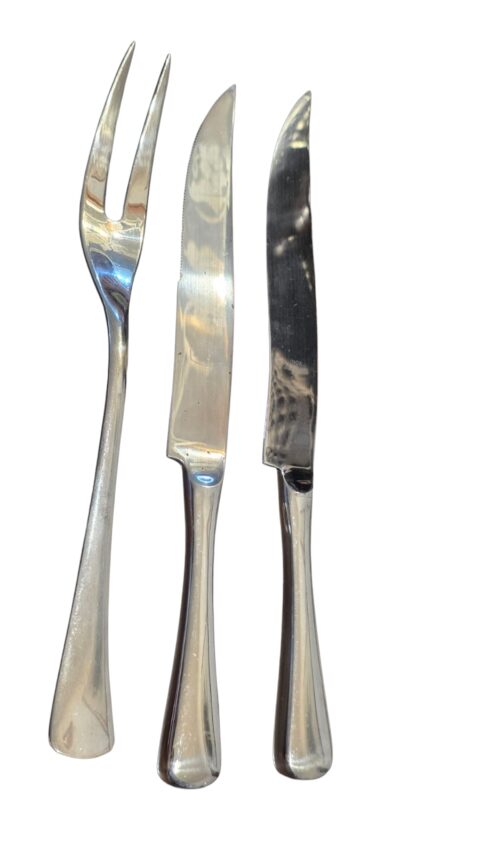 Trio de grandes talheres Inox meridional