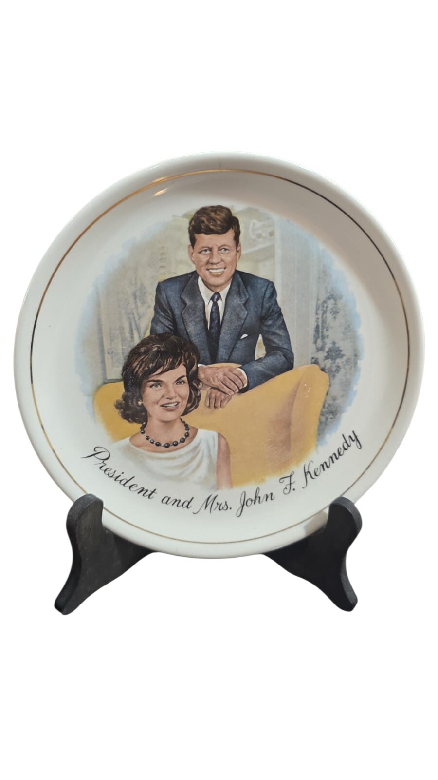 Porcelana americana com bela arte presidencial