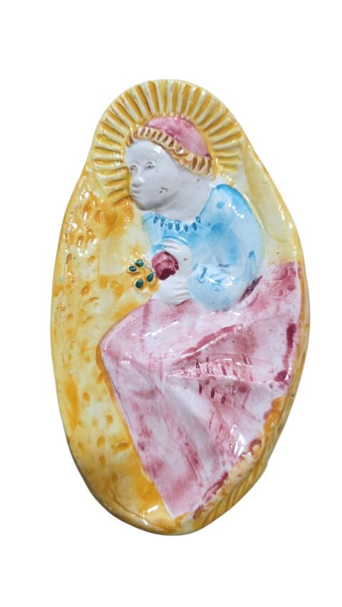 Decoração sacra de parede feita a mão