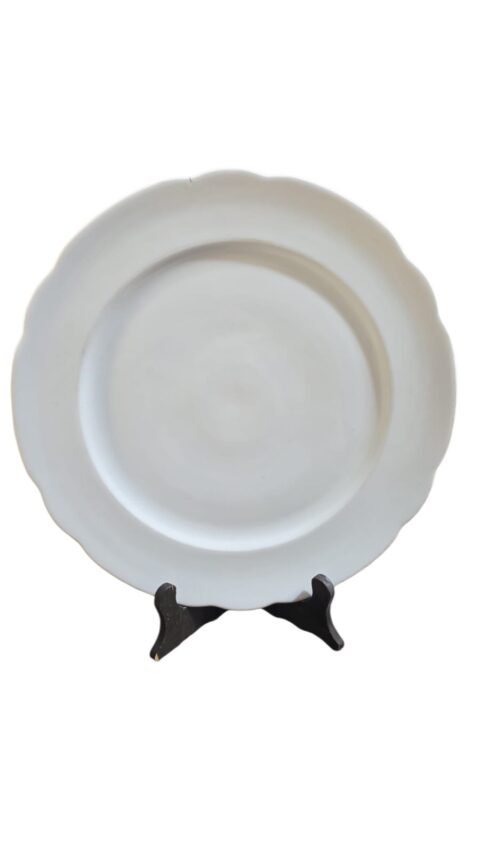 Enorme prato de bolo antigo porcelana Real