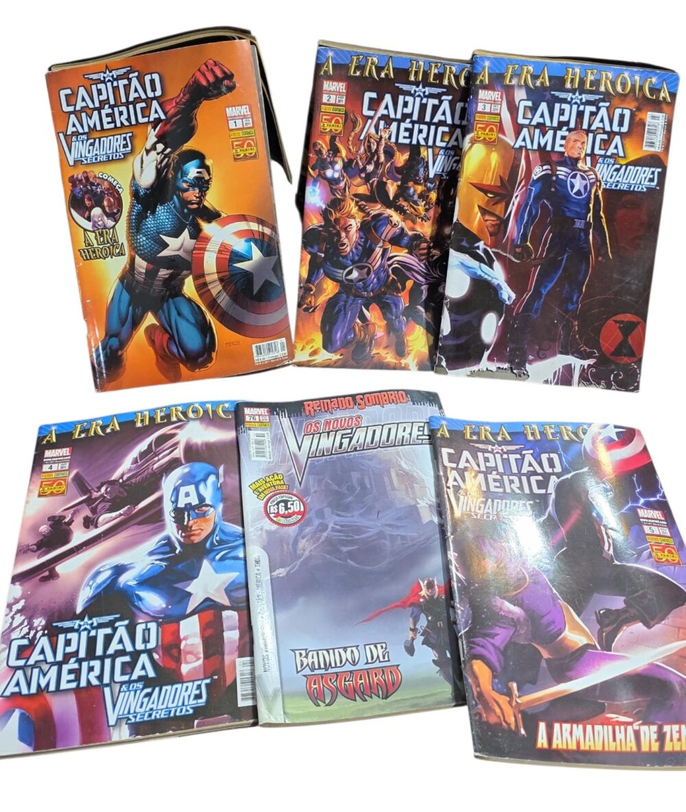 Lote de quadrinhos da Marvel
