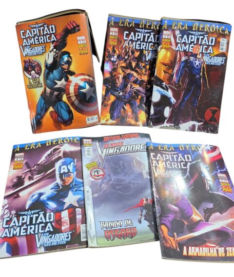 Lote de quadrinhos da Marvel