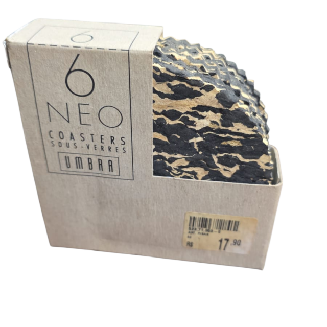Conjunto antigo de porta-copos