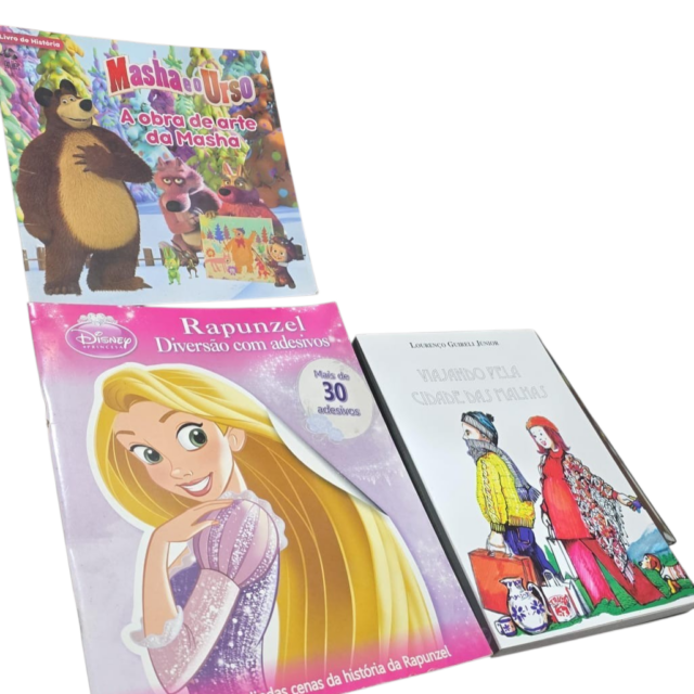 Trio de revistas infantis