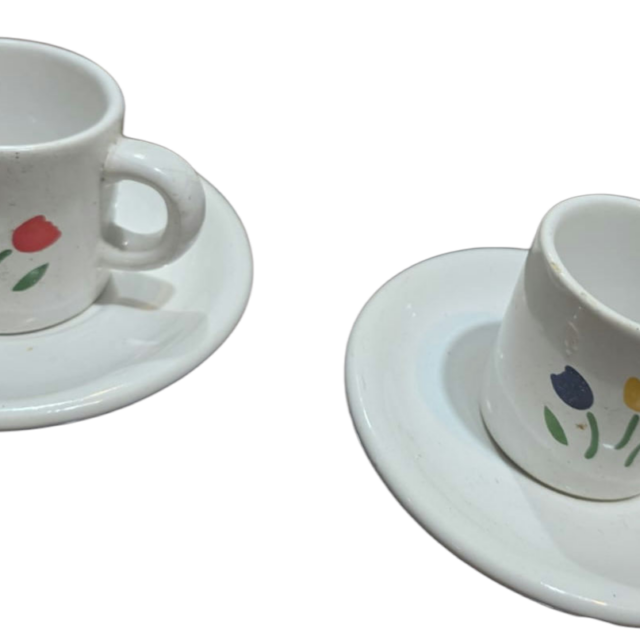Antigas xícaras de café, Brasil Colonial. (valor unitário)