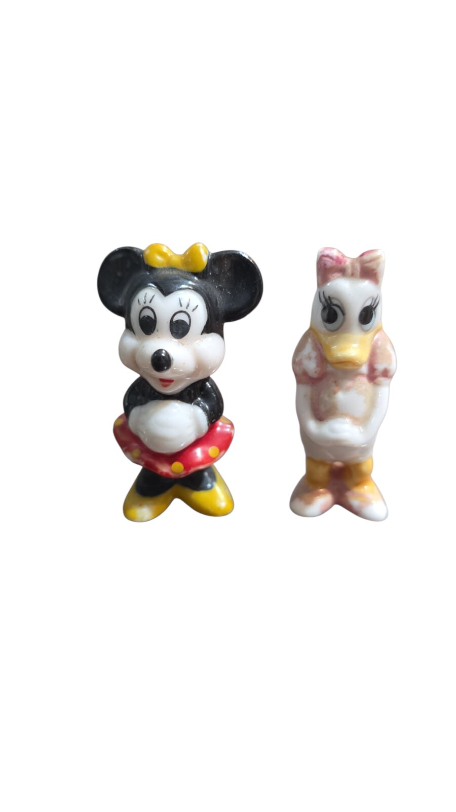 Par de raras e antigas porcelanas da Disney