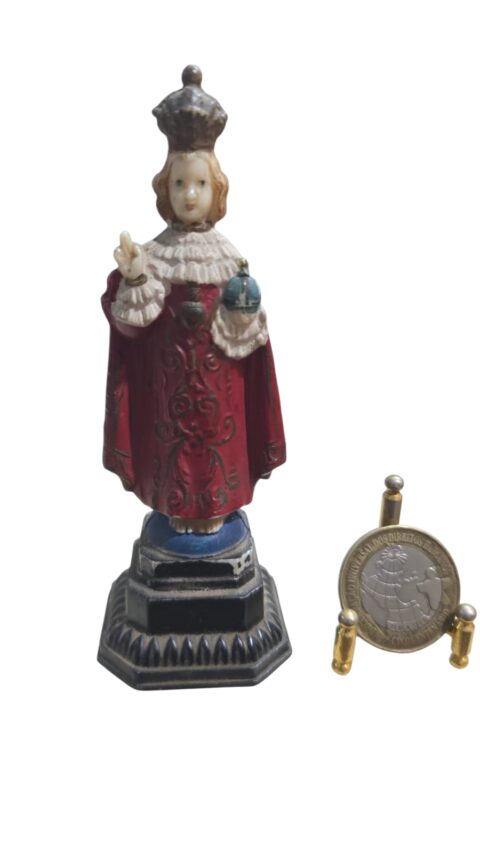 Menino Jesus de Praga em baquelite