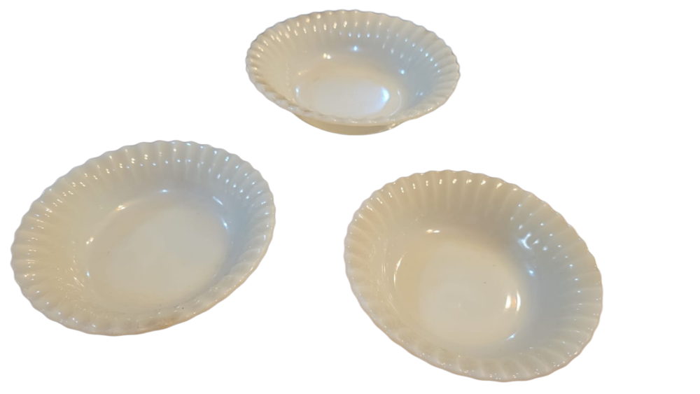 Raros bowls de sobremesa opalina Colorex
