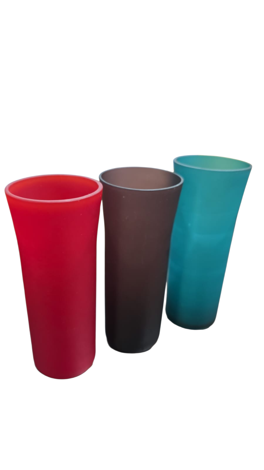rio de copos ou vasos estilo Murano fosco