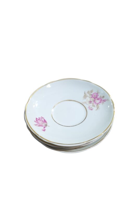 Trio de pires de café porcelana Real
