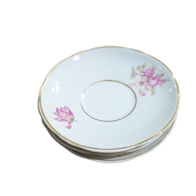 Trio de pires de café porcelana Real