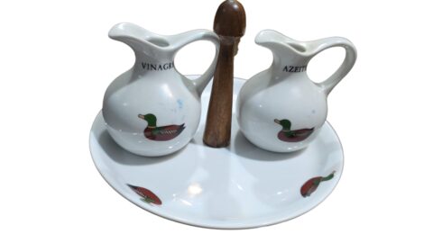 Antigo galheteiro porcelana Germer