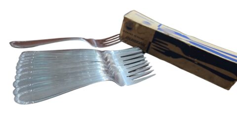 Conjunto com 12 garfos para peixe Meridional inox