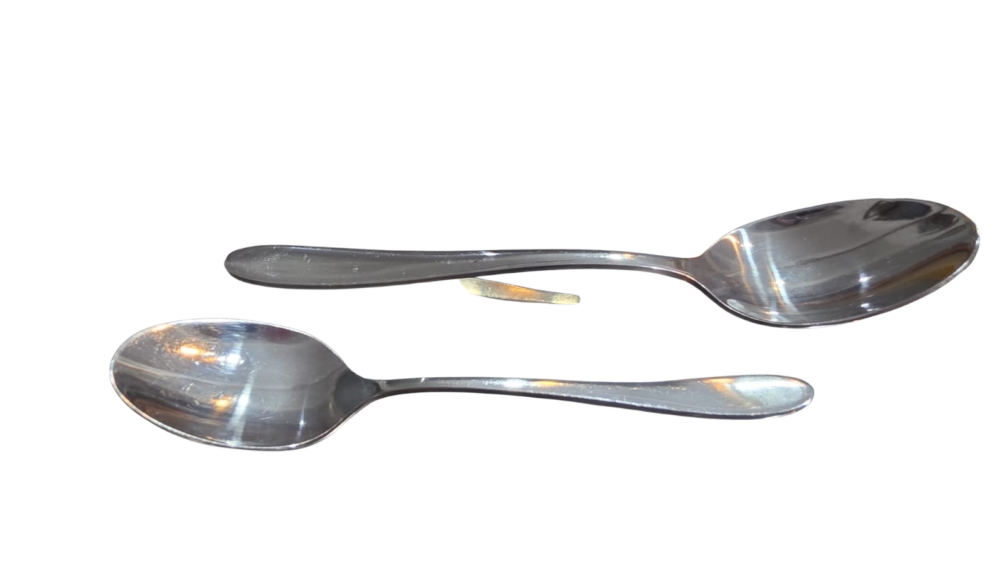 Par de colheres inox