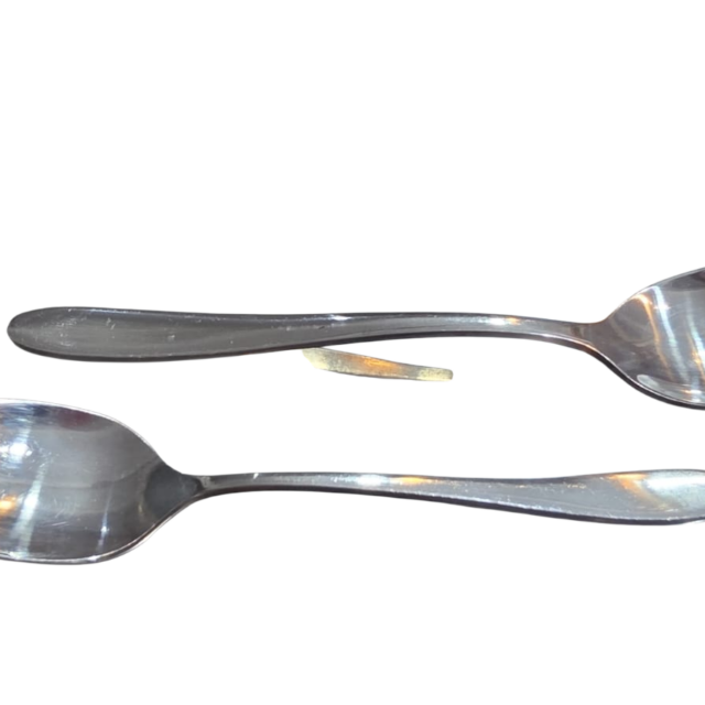 Par de colheres inox