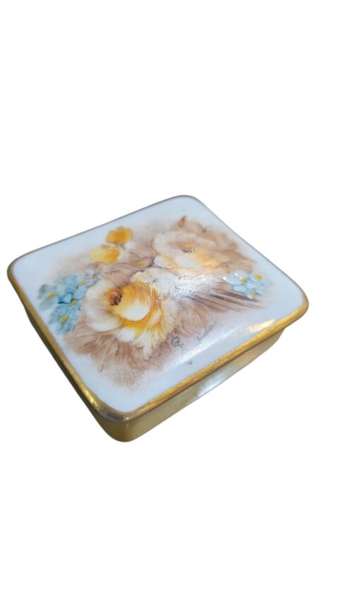 Potiche de porcelana pintado a mão
