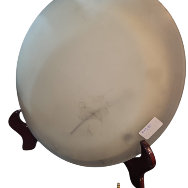 Luminária plafon de vidro
