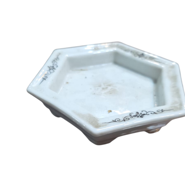 Castiçal de porcelana