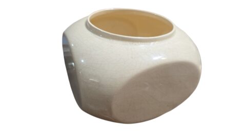 Grande Cachepot de faiança craquelada