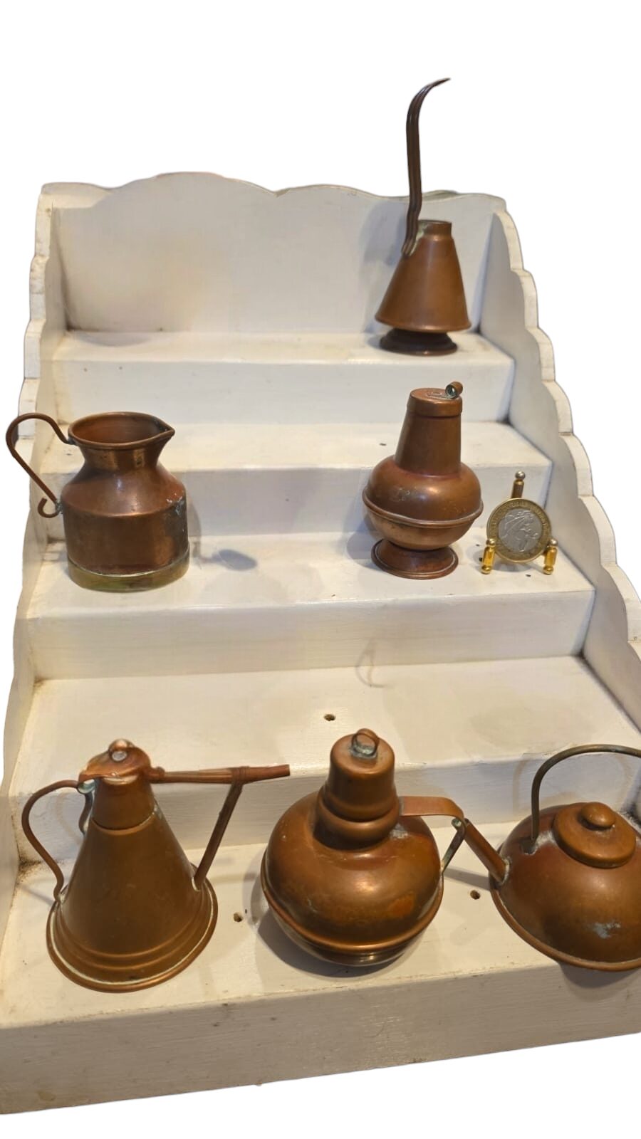 Lote de antigas miniaturas de cobre