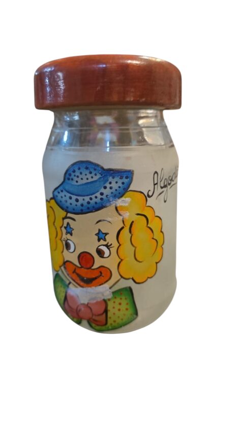Pote de algodão, arte feita a mão