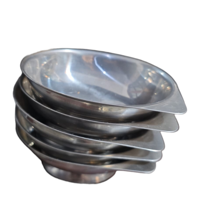 Potes de sobremesa Gazola inox