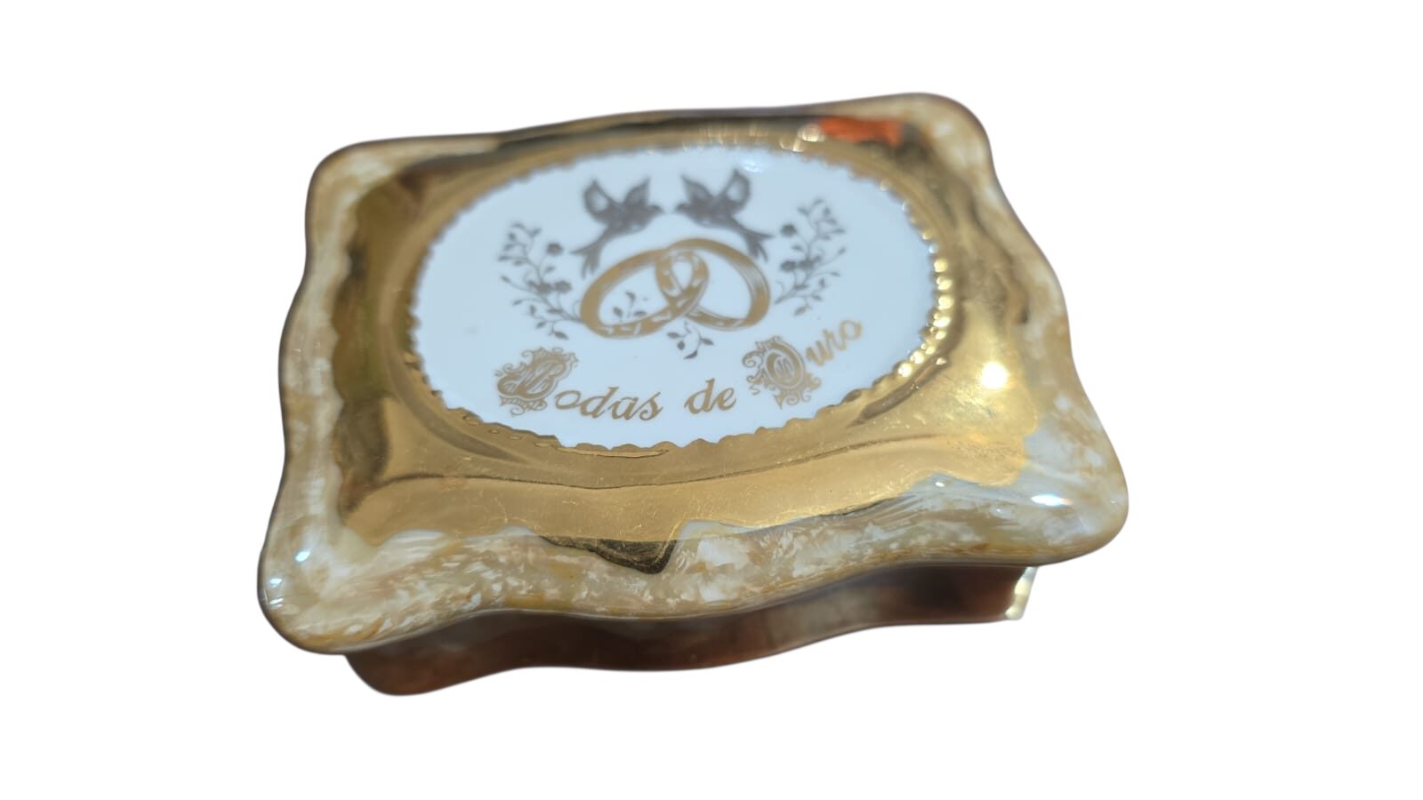 Antigo potiche de porcelana