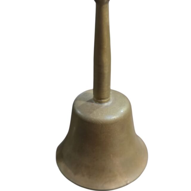 Sino de bronze com badalo