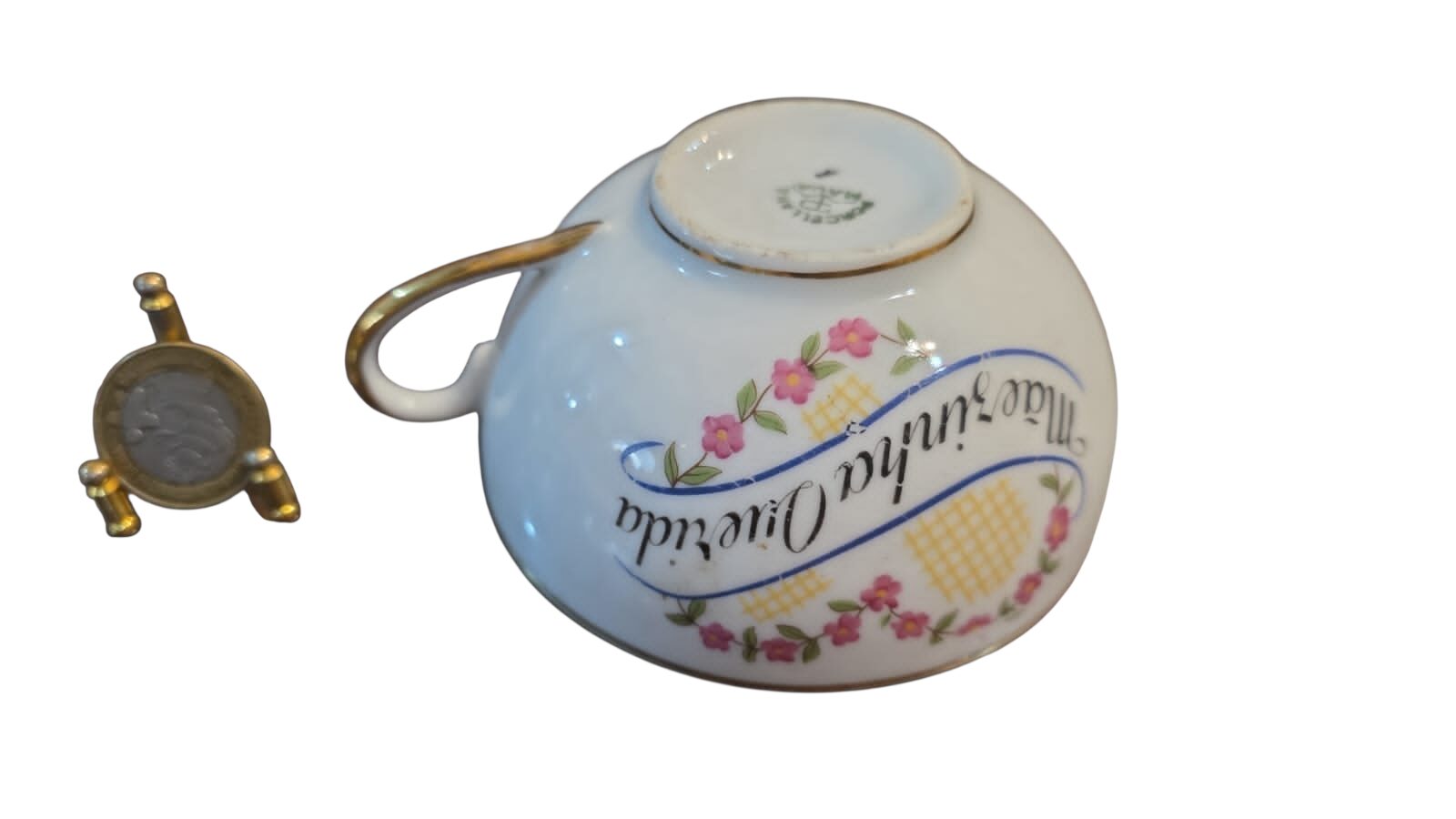 Antiga xícara de chá porcelana Mauá