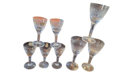 Conjunto de taças de cristal Hering