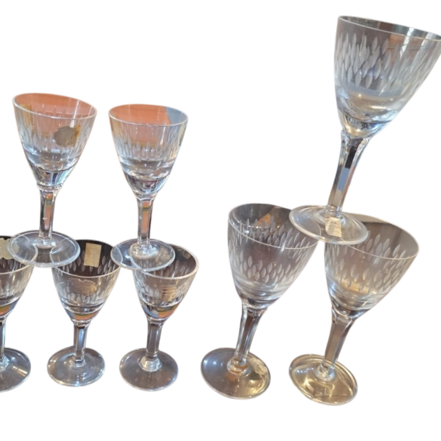 Conjunto de taças de cristal Hering
