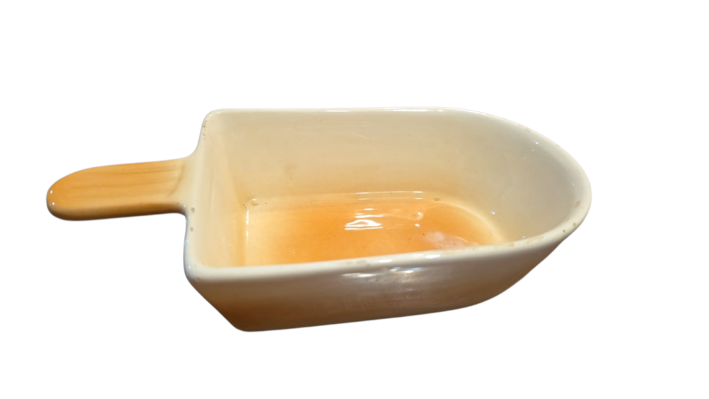 Antigo pote para sorvete de louça
