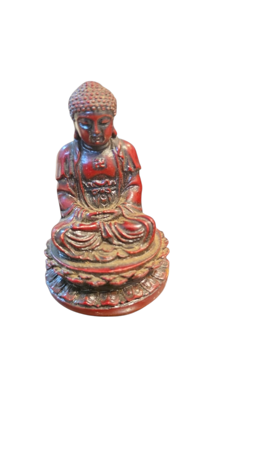Buda em resina e charão