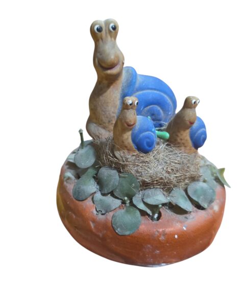 Escultura de cerâmica artesanal