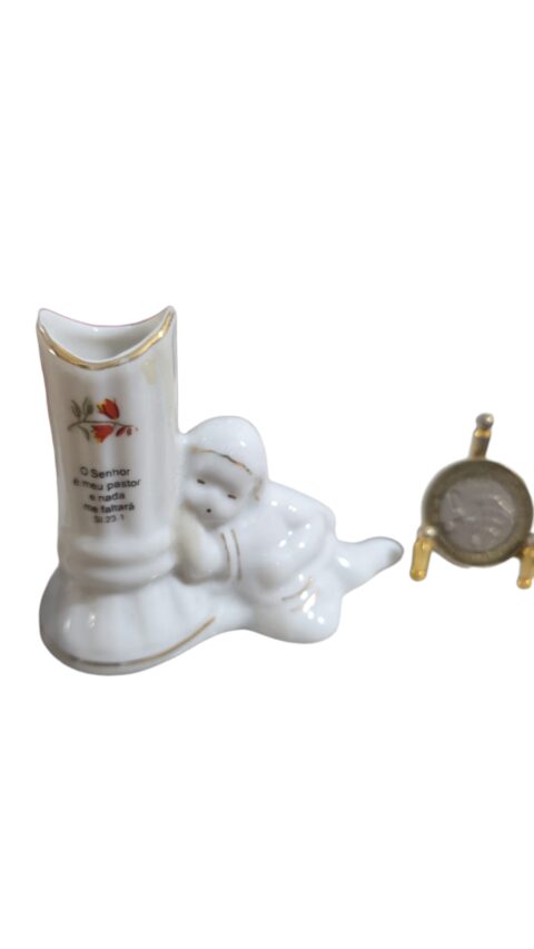 Paliteiro de porcelana
