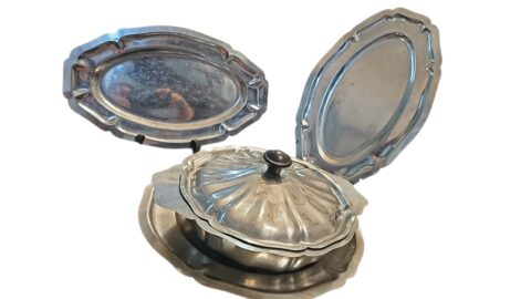 Antigo conjunto inox