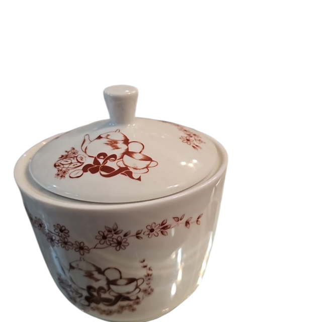Bela açucareiro porcelana Germer, linda arte