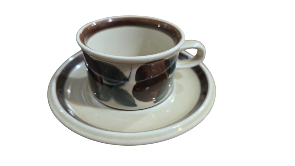Xícara de café, feita a mão, bela arte