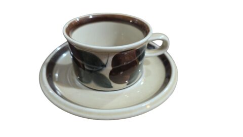 Xícara de café, feita a mão, bela arte