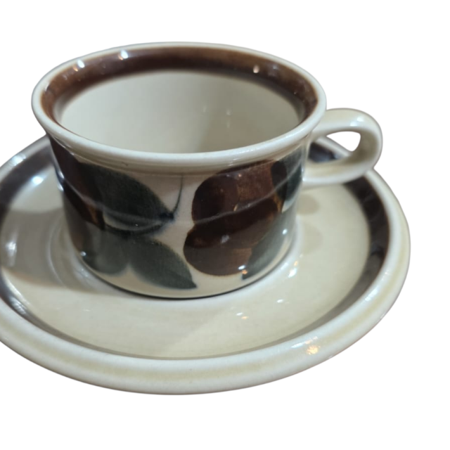 Xícara de café, feita a mão, bela arte
