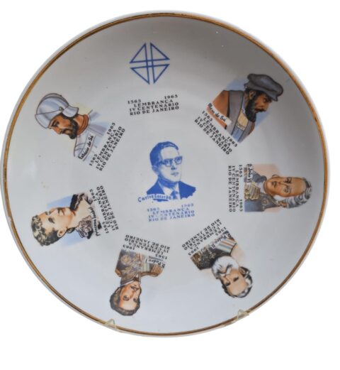 Porcelana comemorativa do IV Centenário do Rio de Janeiro