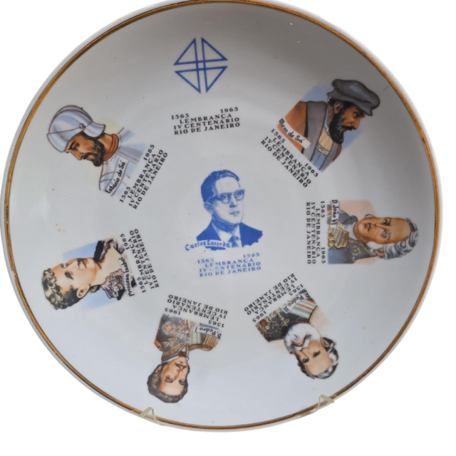 Porcelana comemorativa do IV Centenário do Rio de Janeiro