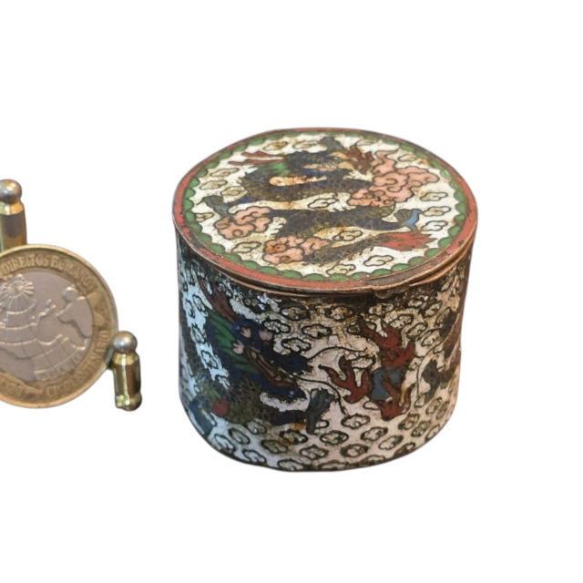 Antigo potiche de Cloisonné