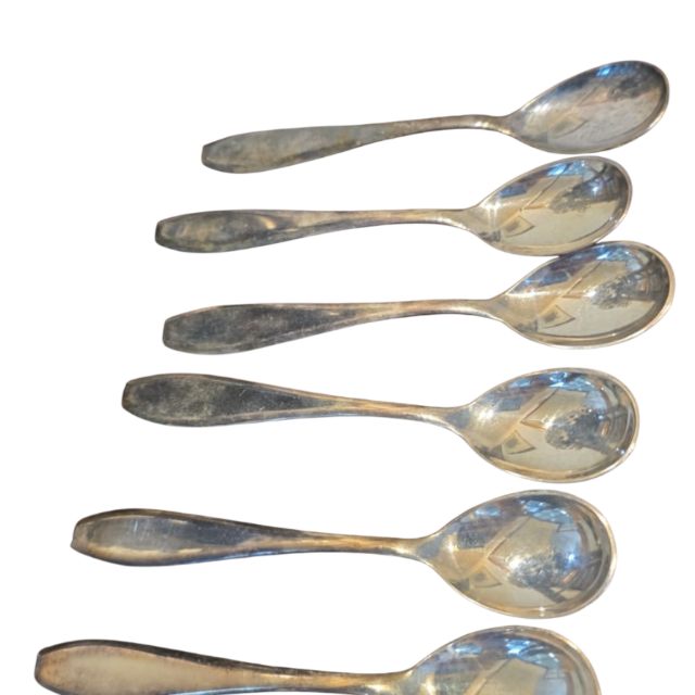 Conjunto de antigas e elegantes colheres Eberle