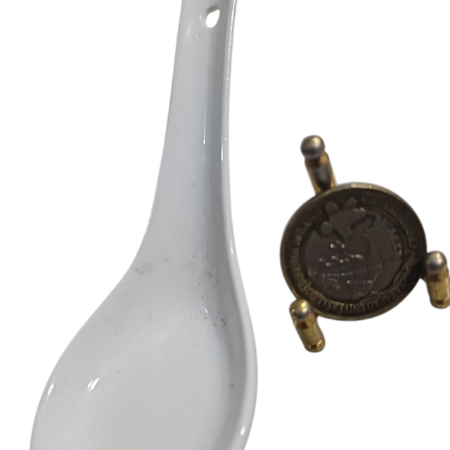 Colher de porcelana