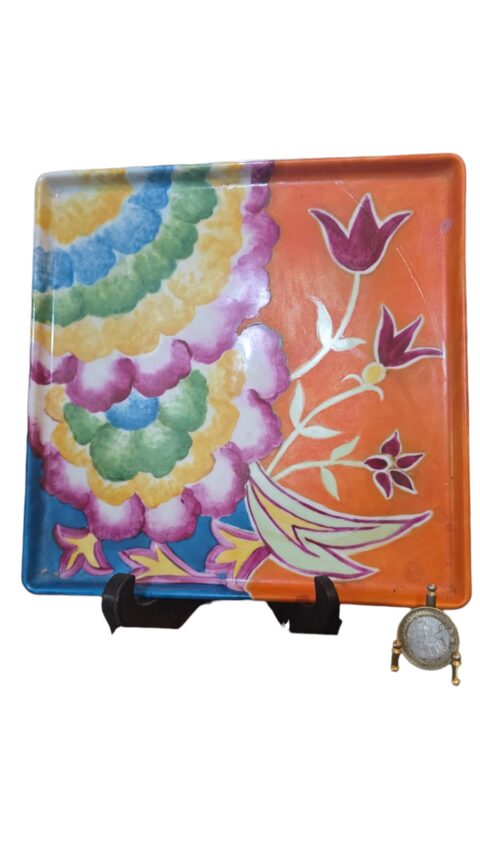 Antiga porcelana Germer pintada a mão