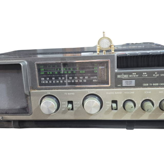 Rádio cassete vintage 1981 JVC CX- 500US portátil TV player