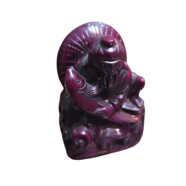 Escultura oriental resina e charão